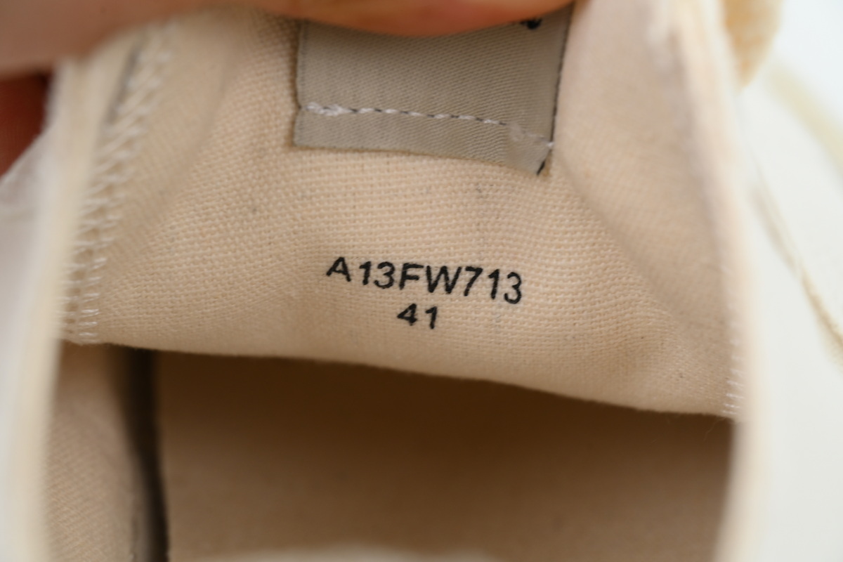 EM Sneakers Mihara Yasuhiro Canvas Rice White NO.810