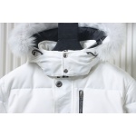 EM Sneakers Moose Knuckles Original 3Q Fur Jacket White with White Fur Collar (NFC)(Men's / Women's)