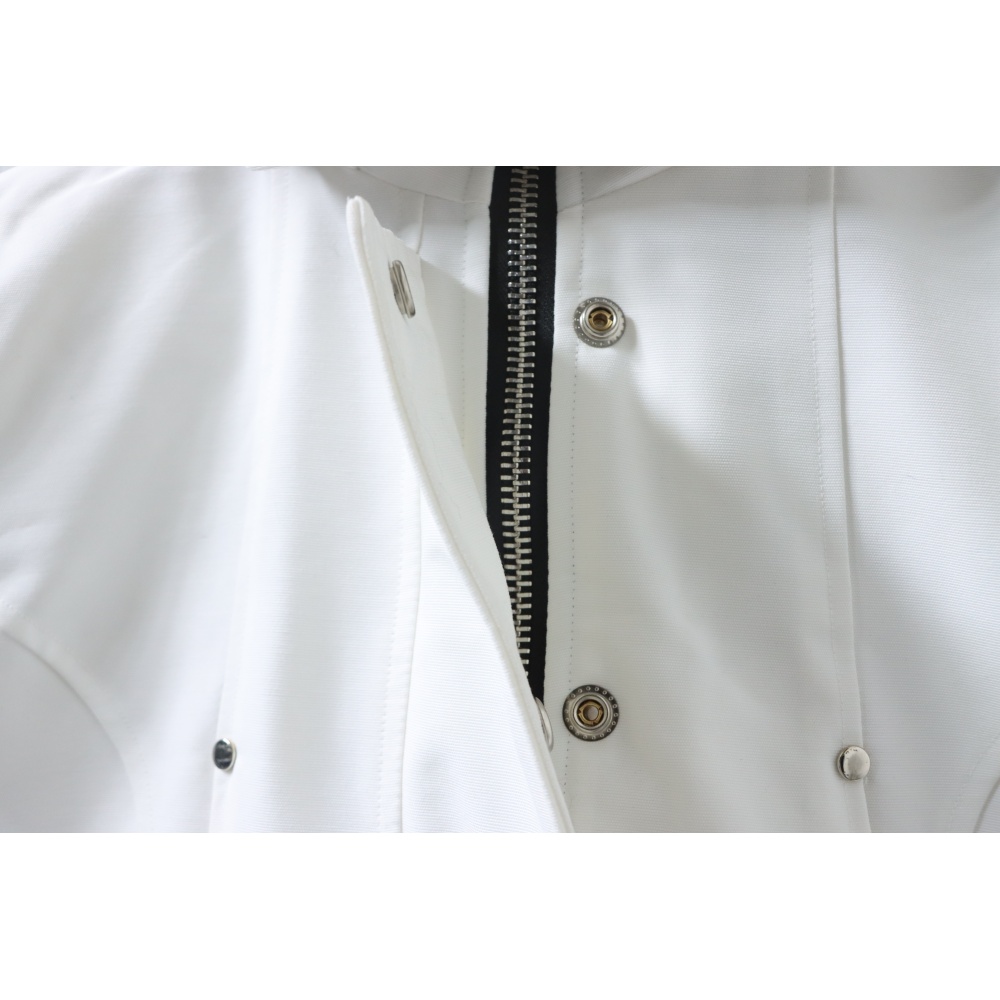 EM Sneakers Moose knuckles Women's Stirling Parka Zip-Up White Fur Jacket White
