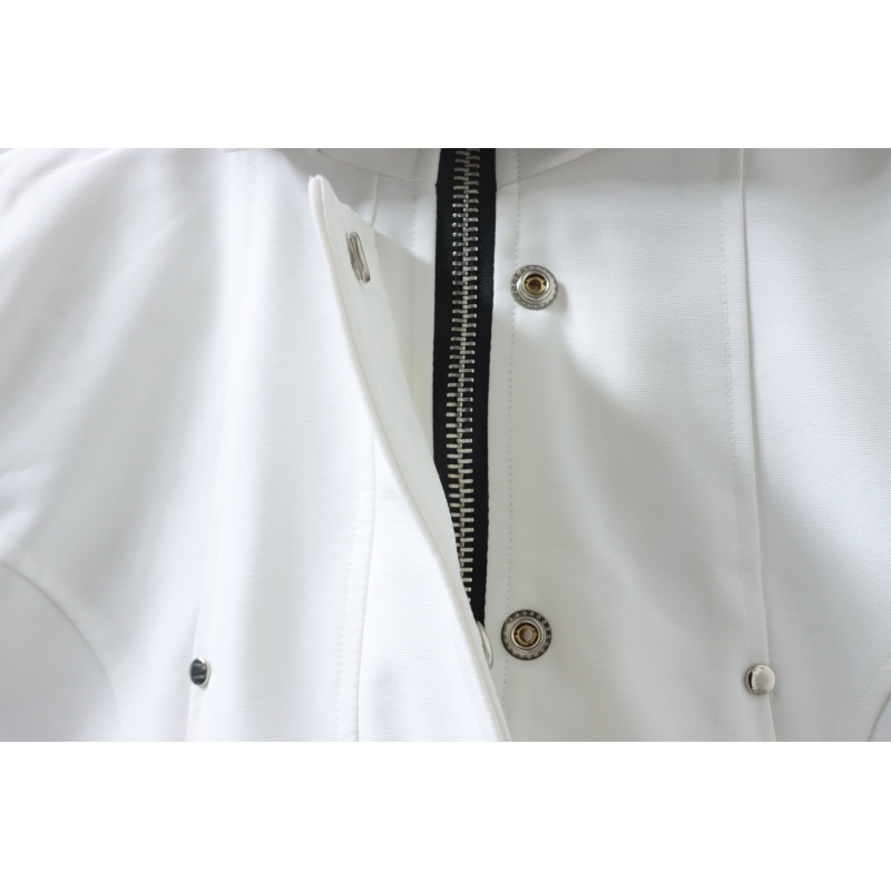 EM Sneakers Moose knuckles Women's Stirling Parka Zip-Up White Fur Jacket White
