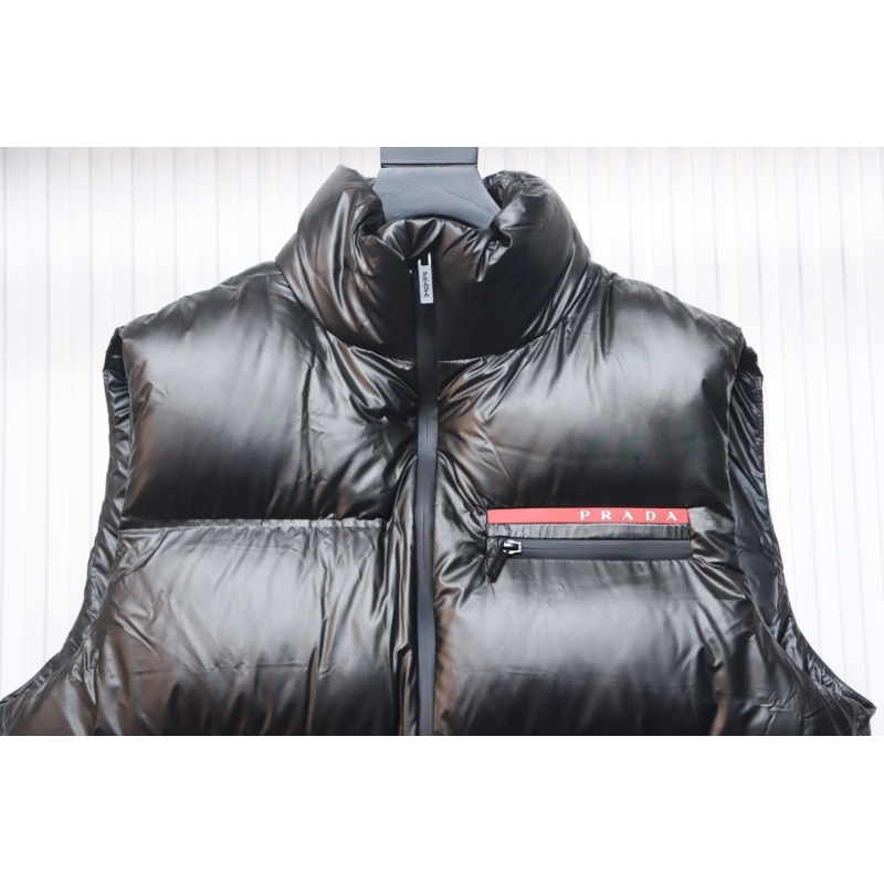 EM Sneakers Prada Light Nylon Down Vest Black
