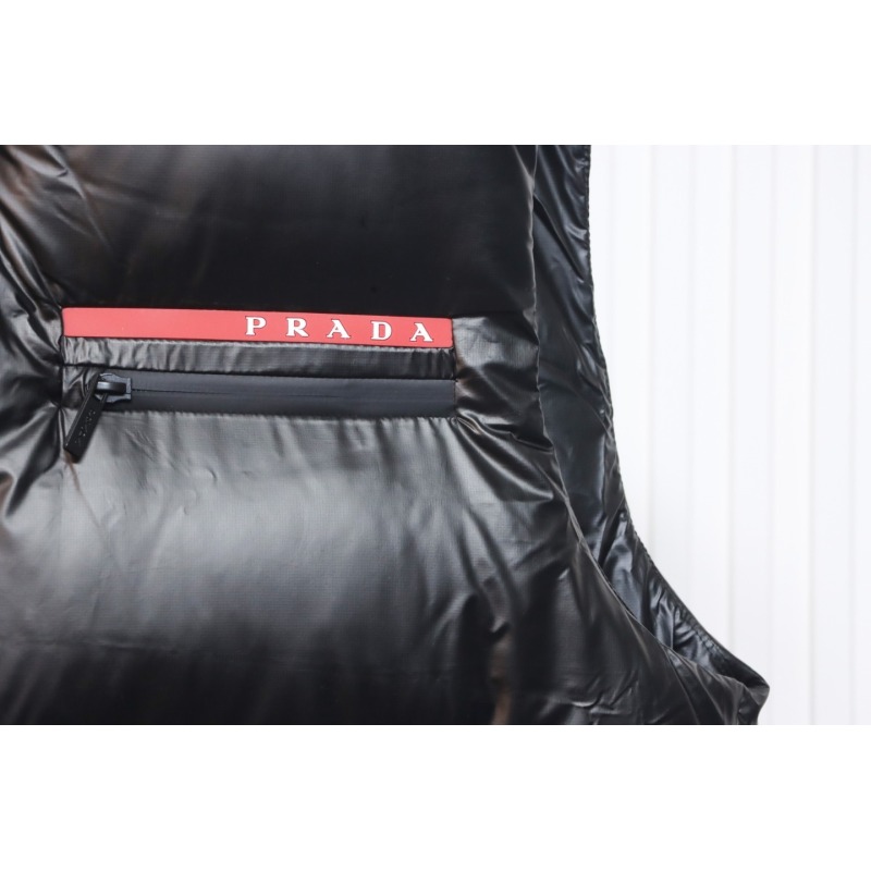 EM Sneakers Prada Light Nylon Down Vest Black