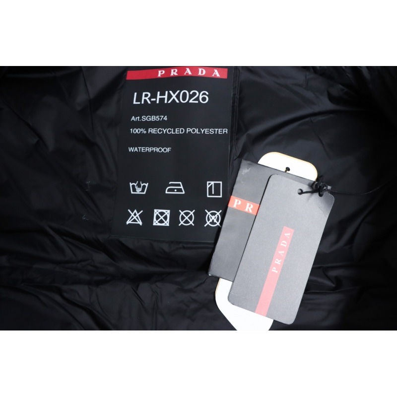 EM Sneakers Prada Light Nylon Down Vest Black