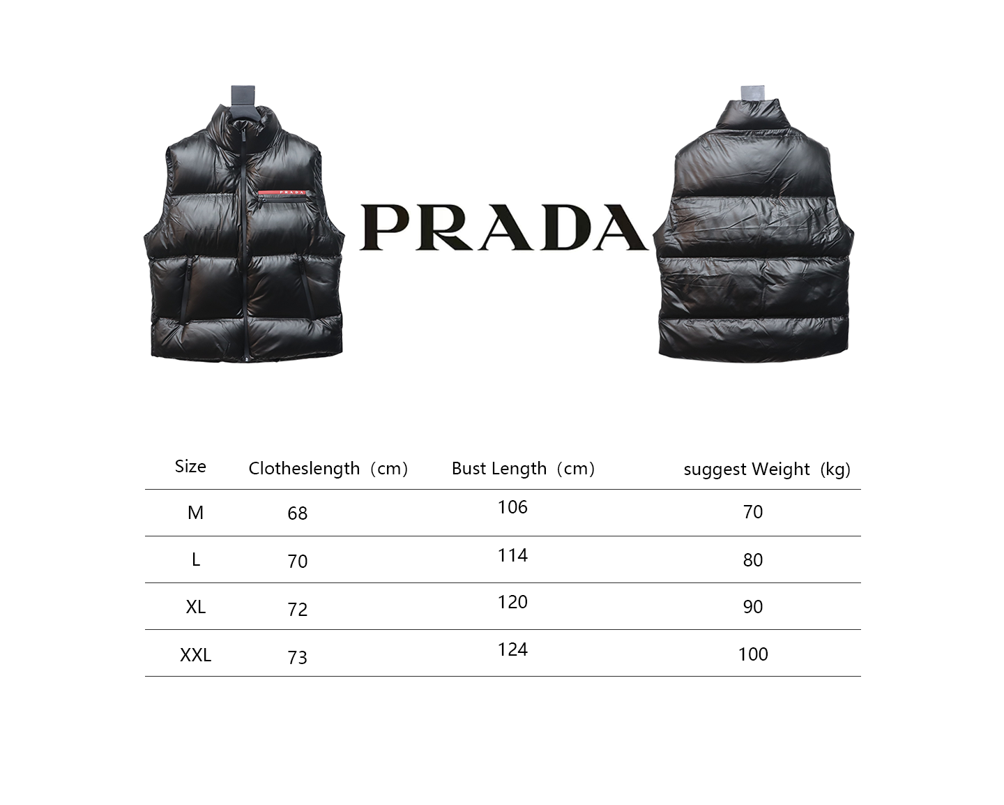 EM Sneakers Prada Light Nylon Down Vest Black