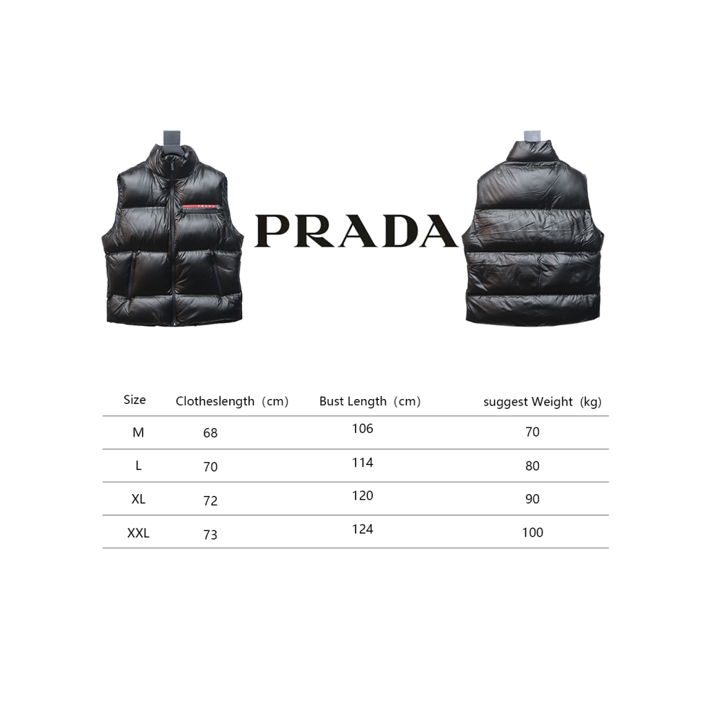 EM Sneakers Prada Light Nylon Down Vest Black