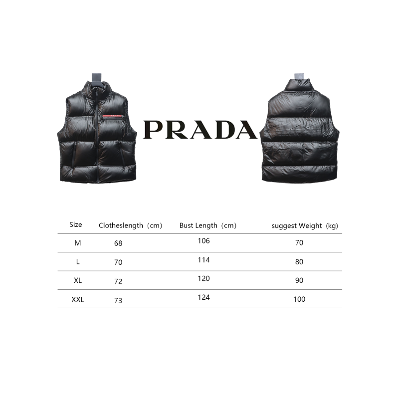 EM Sneakers Prada Light Nylon Down Vest Black