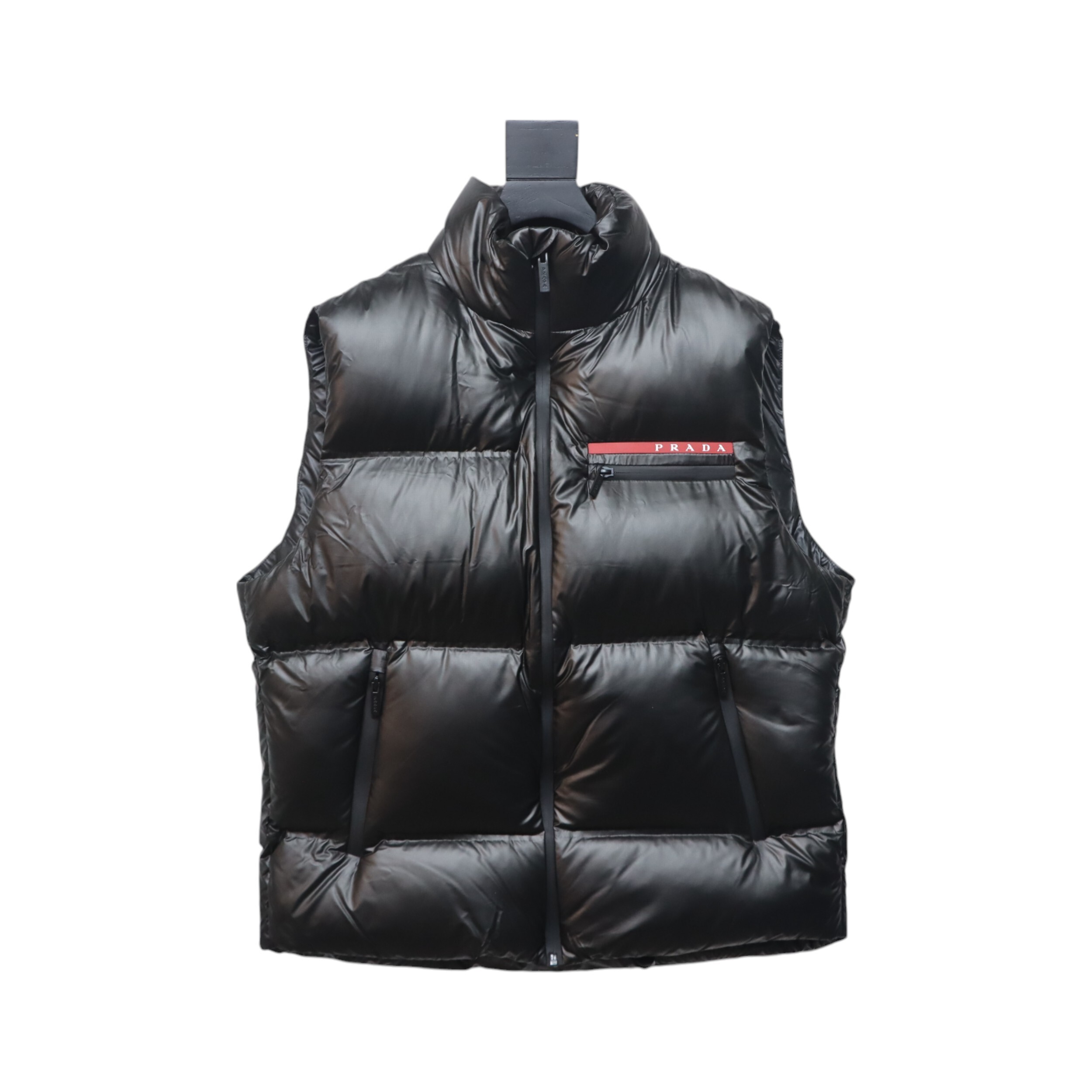EM Sneakers Prada Light Nylon Down Vest Black