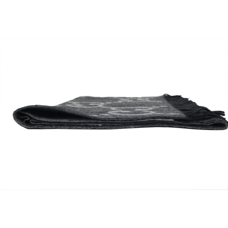 EM Sneakers Gucci GG Cashmere Jacquard Scarf Big G Black