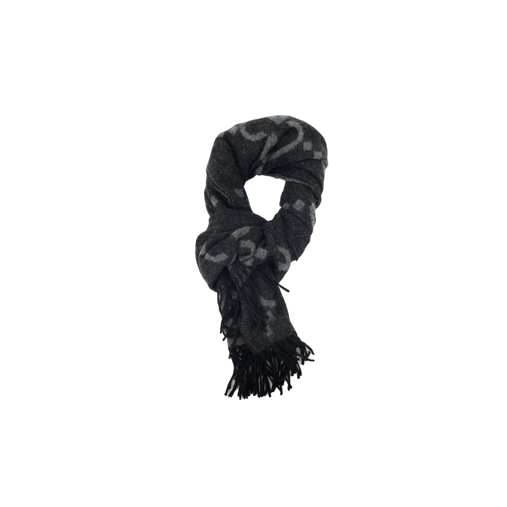 EM Sneakers Gucci GG Cashmere Jacquard Scarf Big G Black