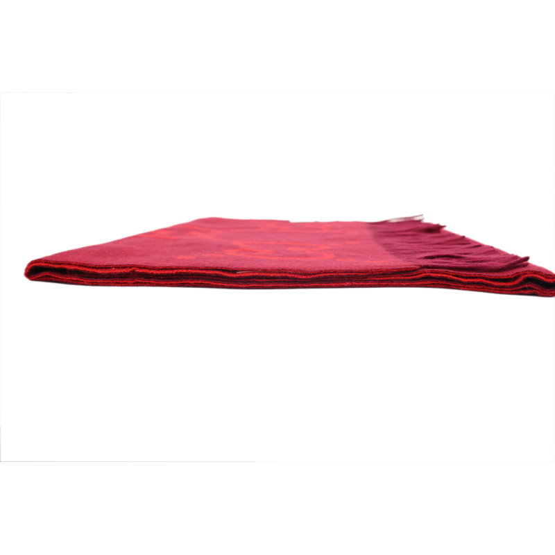 EM Sneakers Gucci GG Cashmere Jacquard Scarf Big G Red