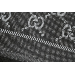 EM Sneakers Gucci GG Cashmere Jacquard Scarf Full Print Black