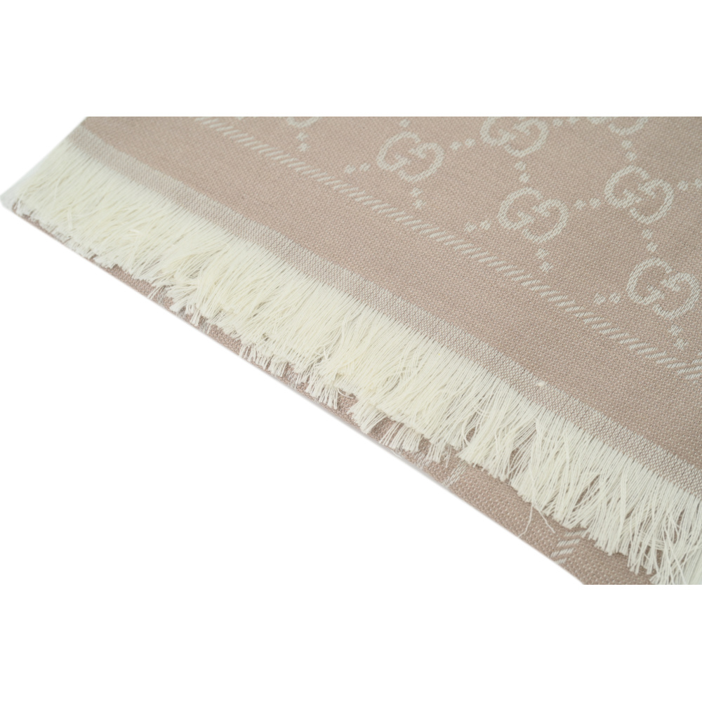 EM Sneakers Gucci GG Cashmere Jacquard Scarf Full Print Khaki