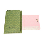 EM Sneakers Gucci GG Cashmere Jacquard Scarf Full Print Pink