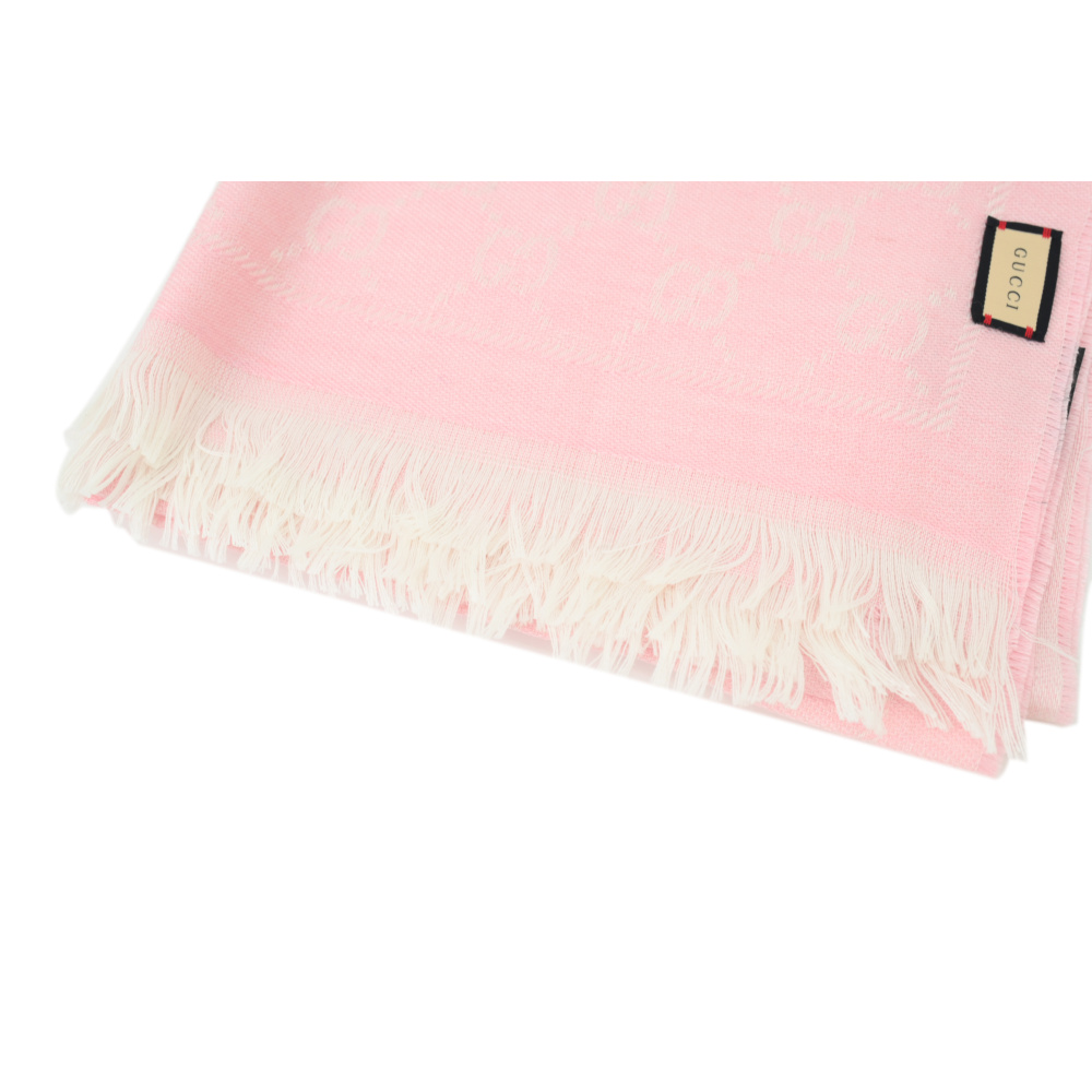 EM Sneakers Gucci GG Cashmere Jacquard Scarf Full Print Pink