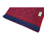 EM Sneakers Gucci GG Cashmere Jacquard Scarf Full Print Red
