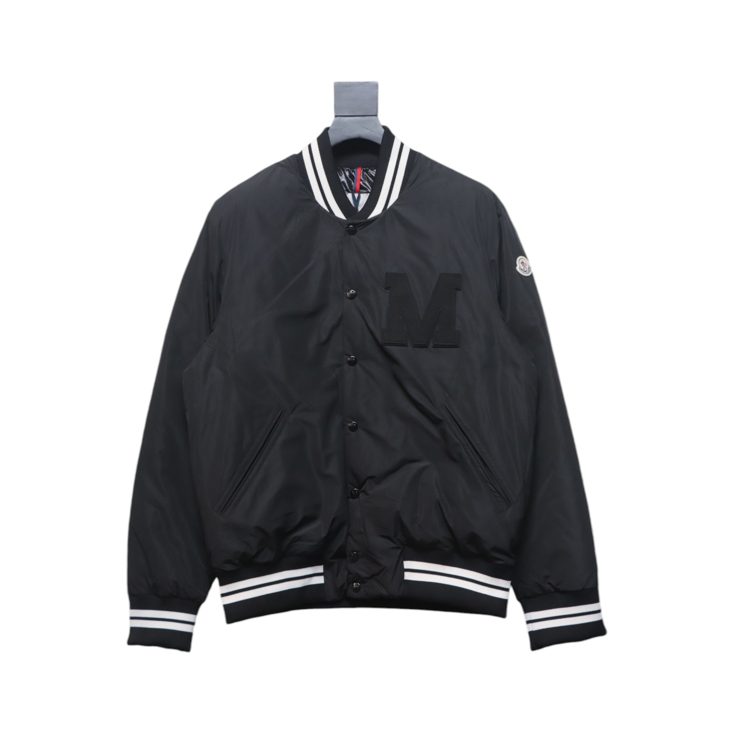 EM Sneakers Moncler Lateltin Black M Mark Varsity Black Down Jacket
