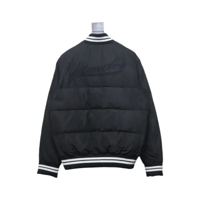 EM Sneakers Moncler Lateltin Black M Mark Varsity Black Down Jacket 02