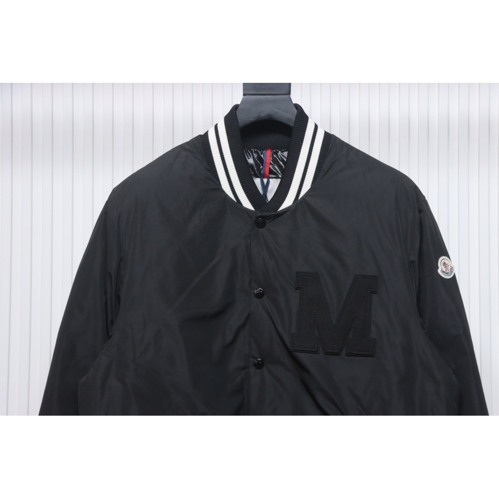 EM Sneakers Moncler Lateltin Black M Mark Varsity Black Down Jacket