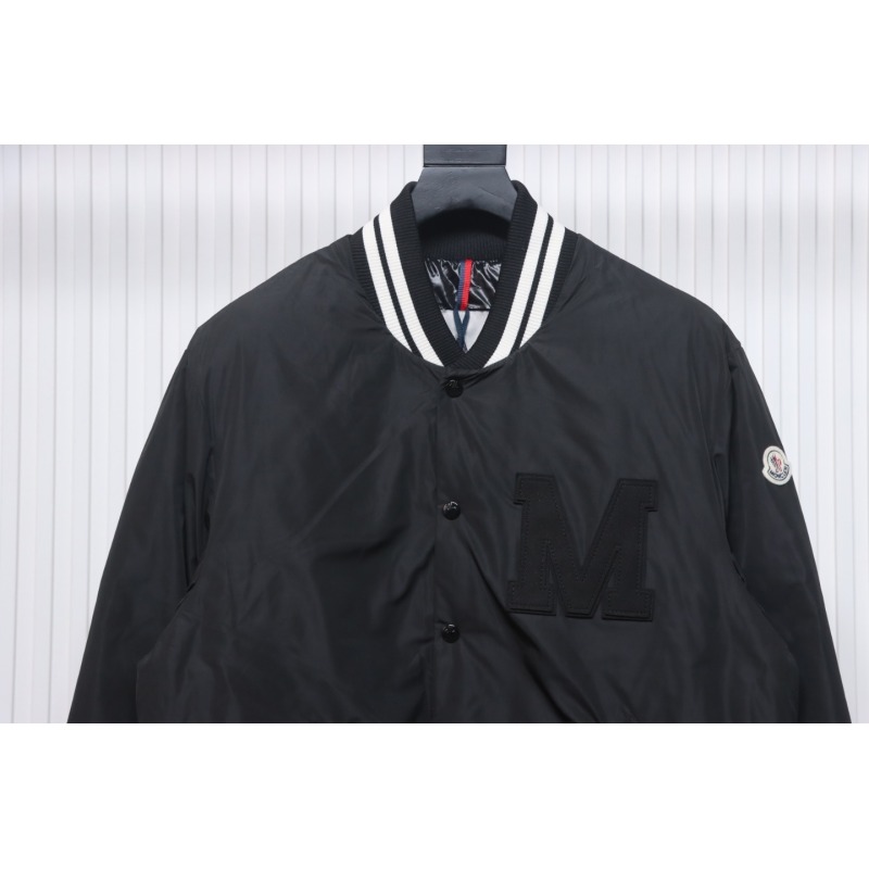 EM Sneakers Moncler Lateltin Black M Mark Varsity Black Down Jacket