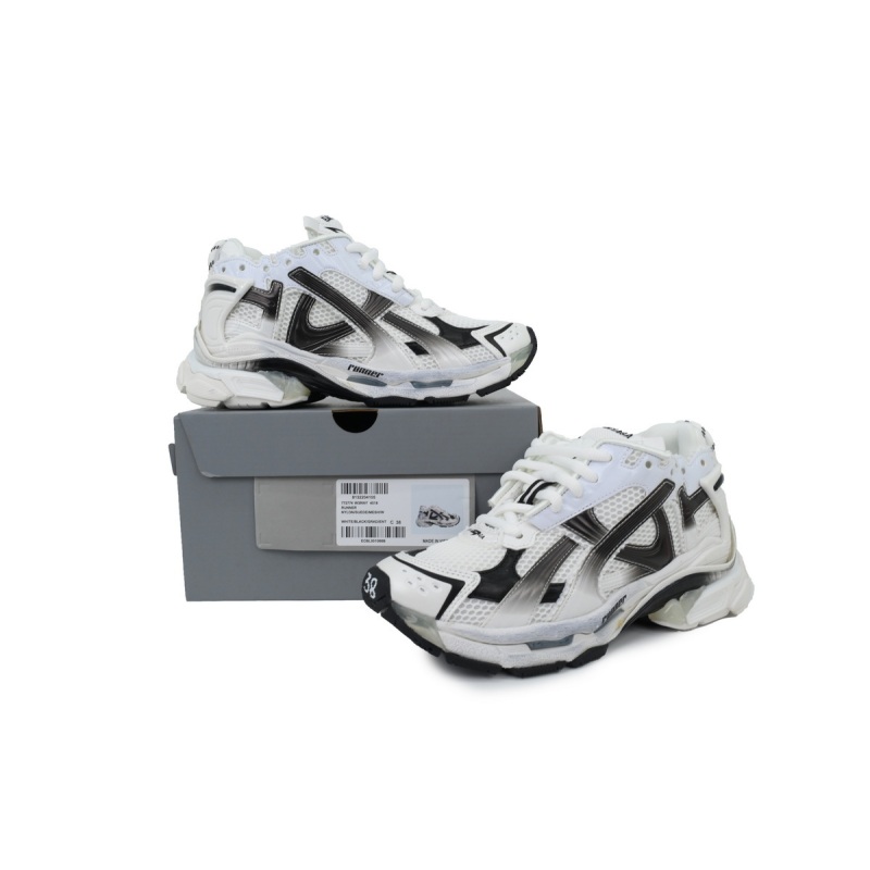 EM Sneakers Balenciaga Runner Sneaker Gradient - White Black
