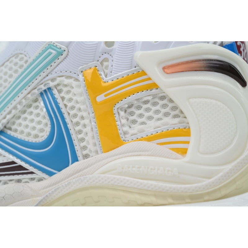 EM Sneakers Balenciaga Runner White Yellow Blue
