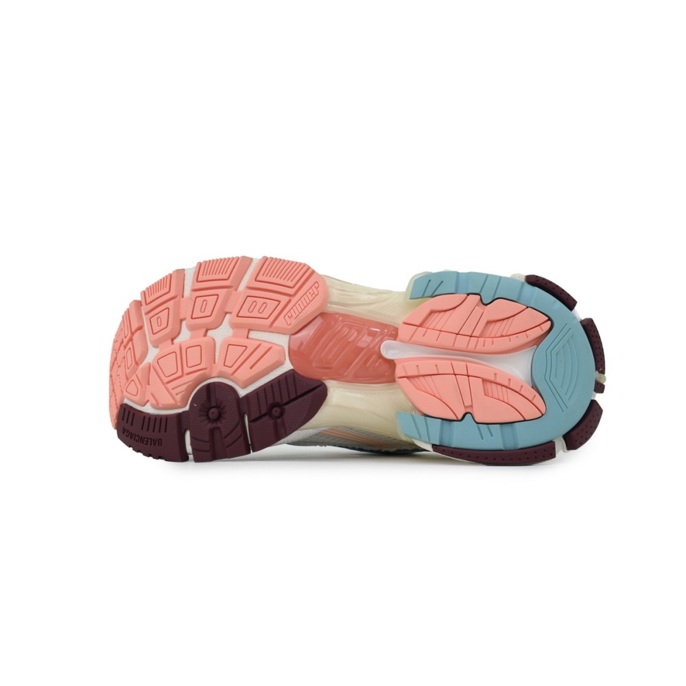 EM Sneakers Balenciaga Runner White Yellow Blue