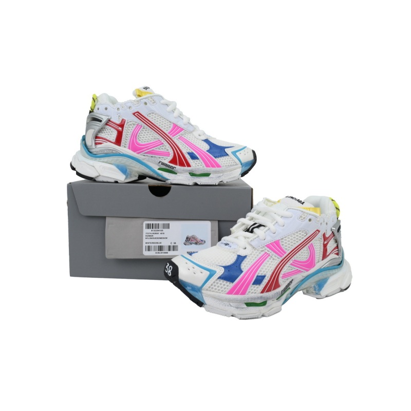 EM Sneakers Balenciaga Runner Sneaker White Multi-Color