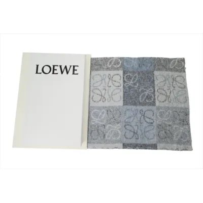 EM Sneakers Loewe Checkerboard Scarf Blue 01