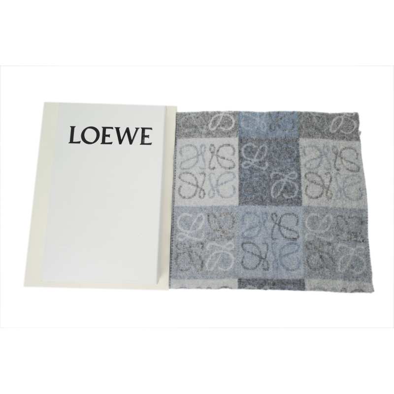 EM Sneakers Loewe Checkerboard Scarf Blue