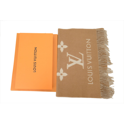 EM Sneakers Louis Vuitton Monogram Giant Scarf Beige 01