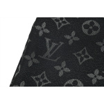 EM Sneakers Louis Vuitton Scarf Black Silk & Wool Monogram