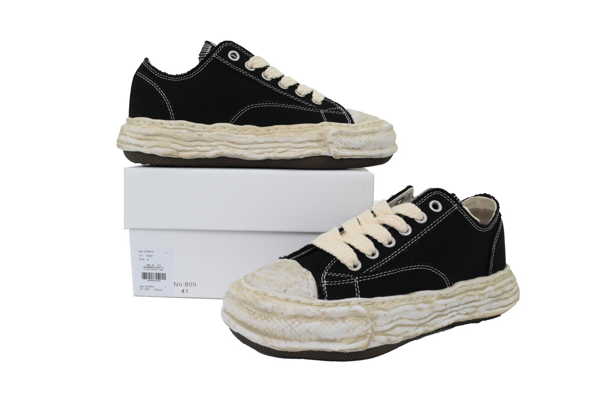 EM Sneakers Mihara Yasuhiro Make Old Black NO.809