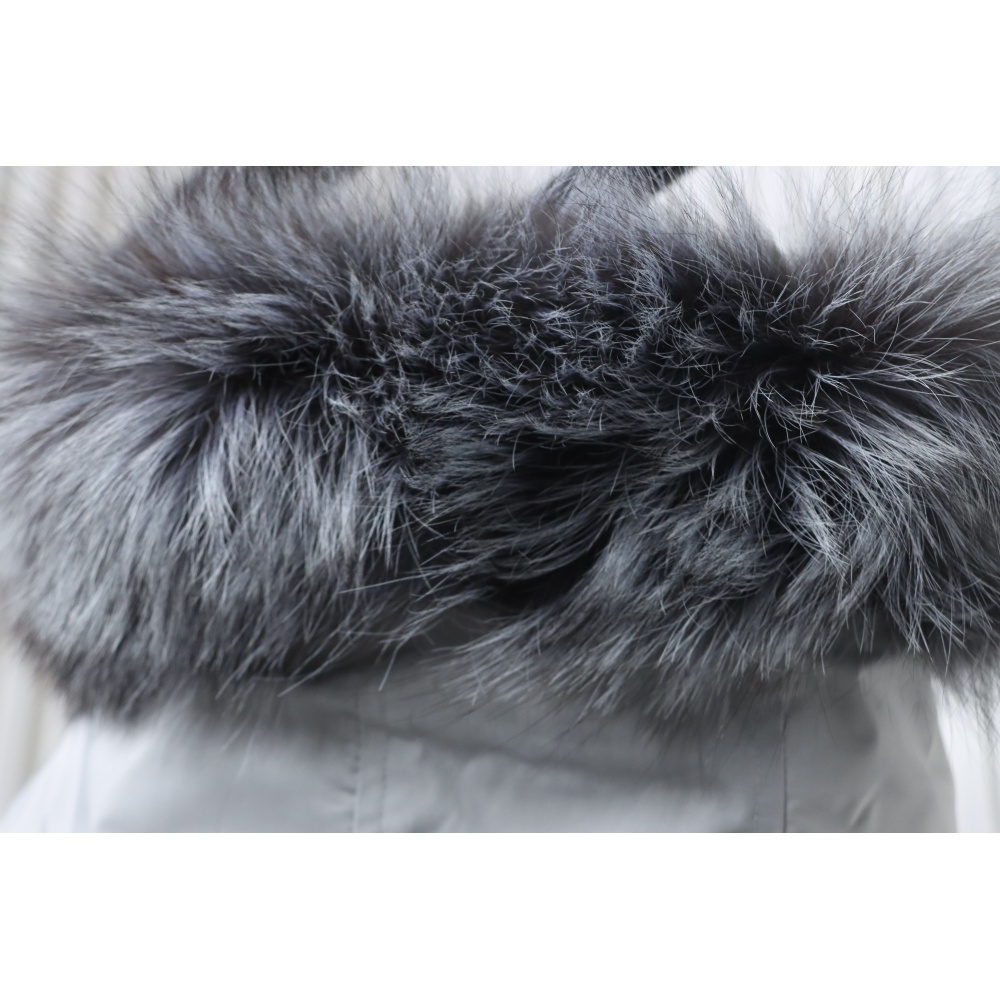 EM Sneakers Moose Knuckles Onyx Shearling Big Rider Down Jacket Gray