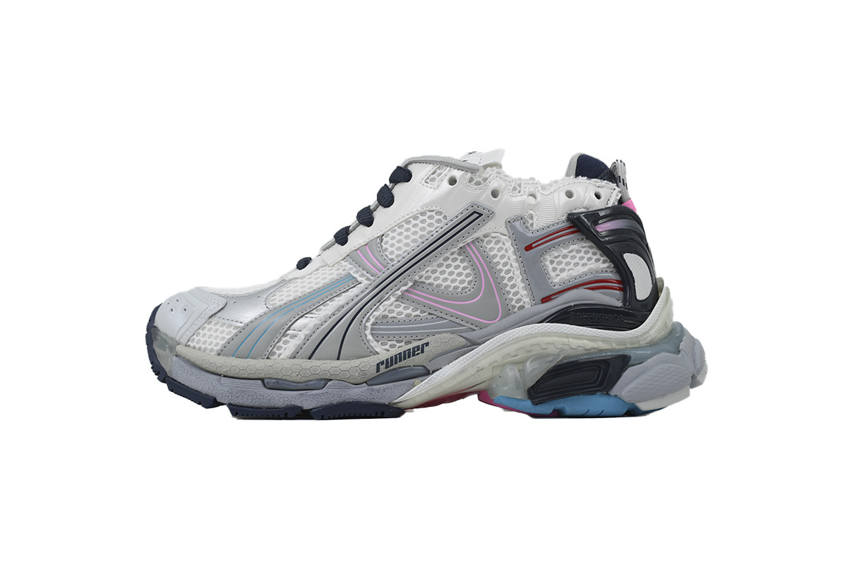 EM Sneakers Balenciaga Runner Sneaker Light Grey Deep Orchid
