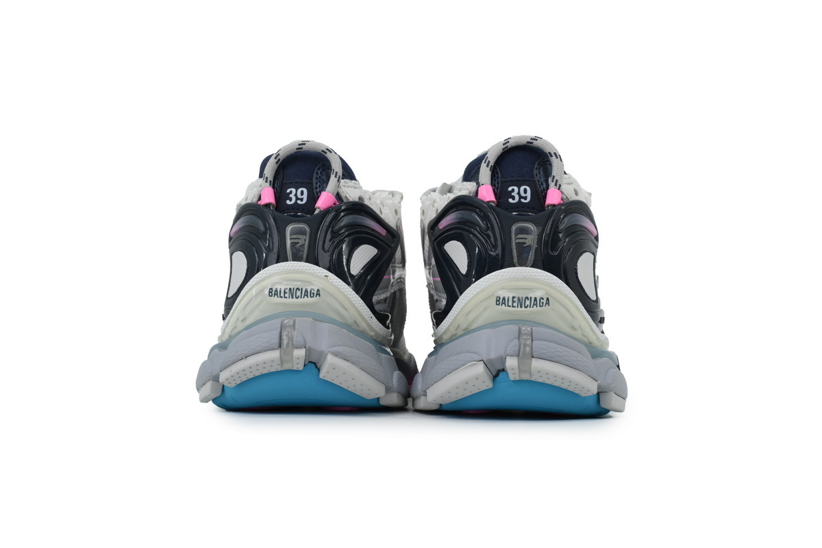 EM Sneakers Balenciaga Runner Sneaker Light Grey Deep Orchid