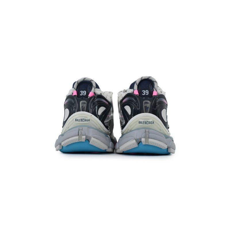 EM Sneakers Balenciaga Runner Sneaker Light Grey Deep Orchid