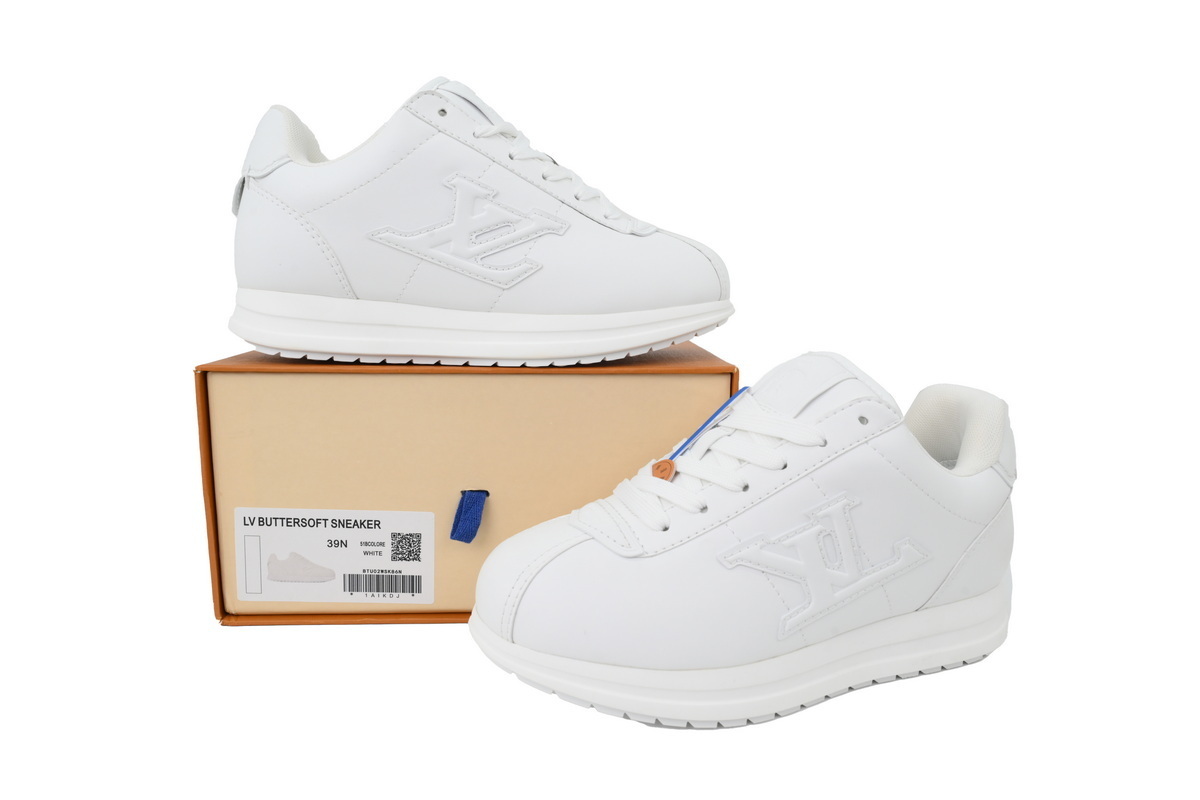 EM Sneakers Louis Vuitton Buttersoft Sneakers x Nigo FW25 All White