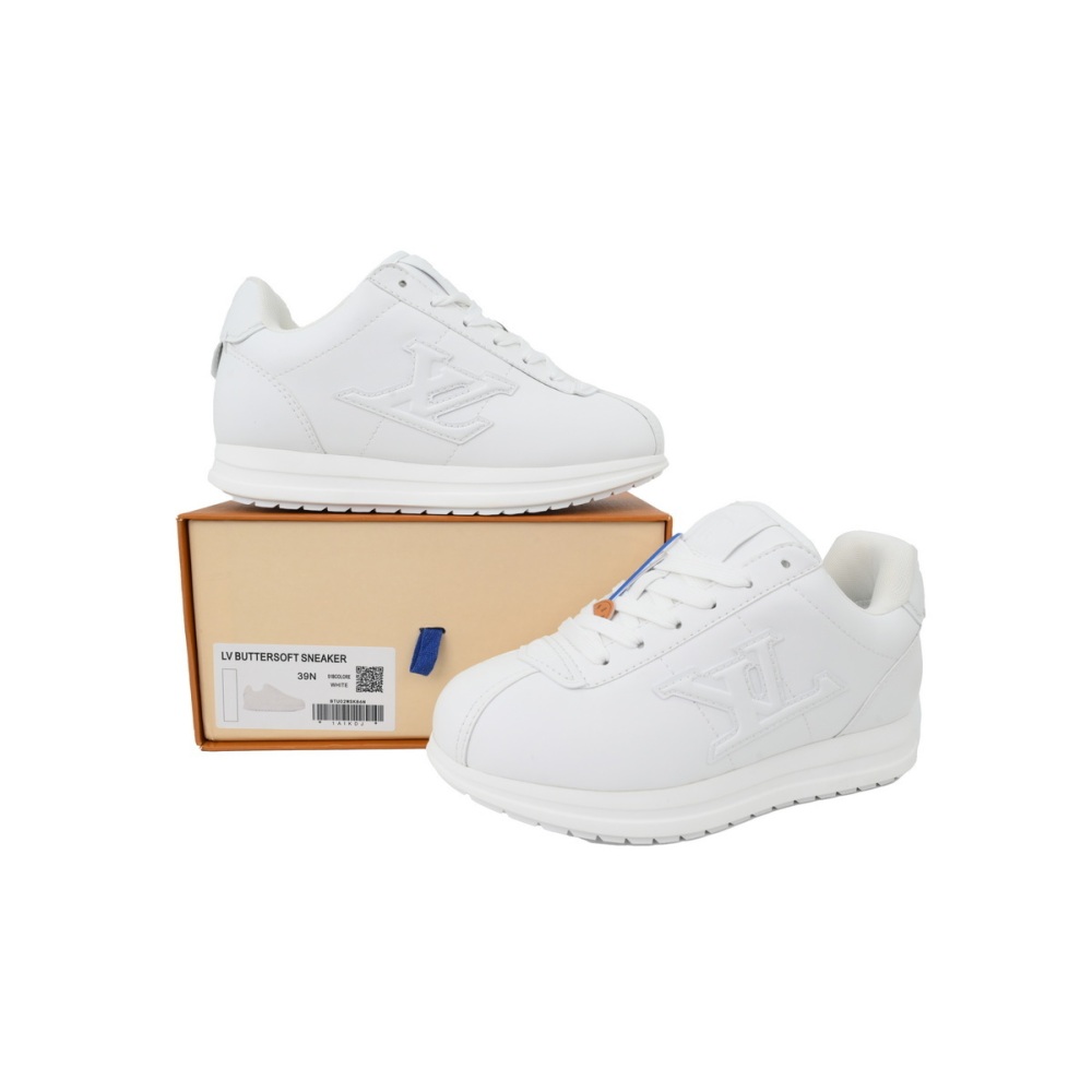 EM Sneakers Louis Vuitton Buttersoft Sneakers x Nigo FW25 All White