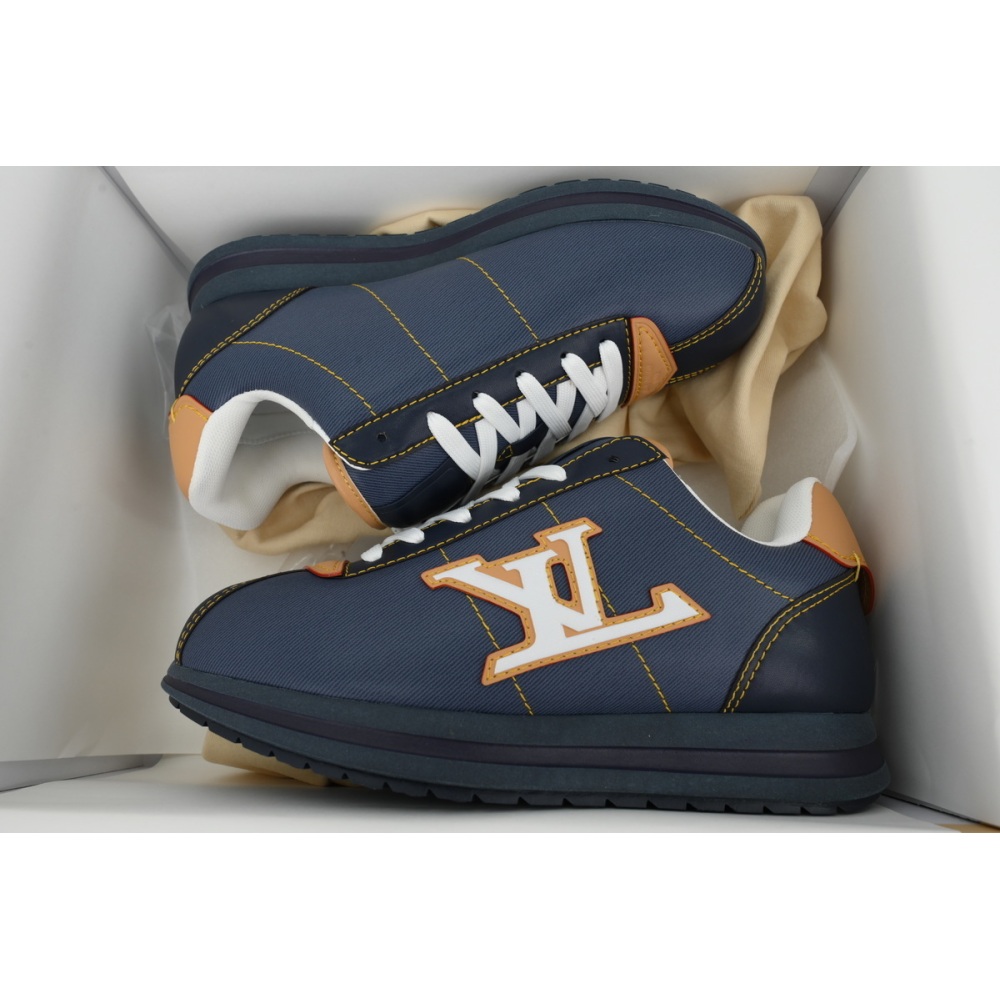 EM Sneakers Louis Vuitton Buttersoft Sneakers x Nigo Navy Blue