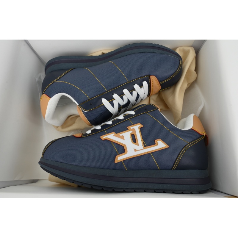 EM Sneakers Louis Vuitton Buttersoft Sneakers x Nigo Navy Blue