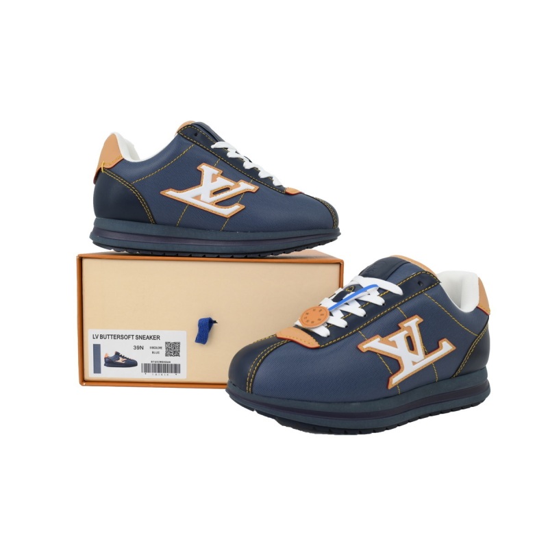 EM Sneakers Louis Vuitton Buttersoft Sneakers x Nigo Navy Blue