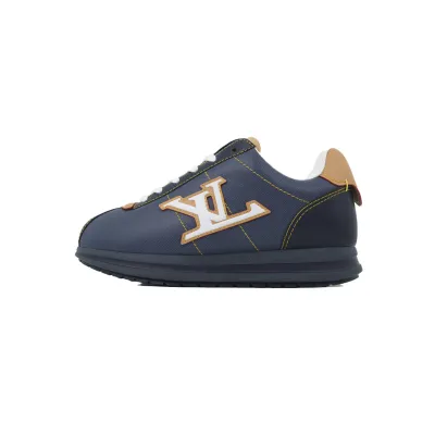 EM Sneakers Louis Vuitton Buttersoft Sneakers x Nigo Navy Blue 01