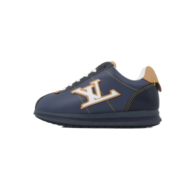 EM Sneakers Louis Vuitton Buttersoft Sneakers x Nigo Navy Blue 01