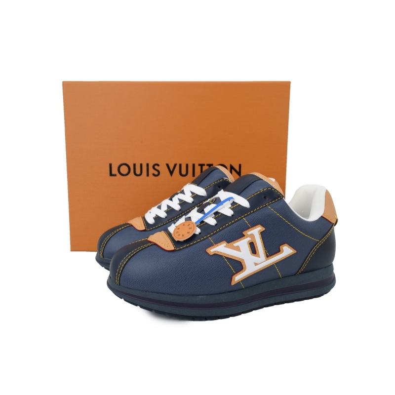 EM Sneakers Louis Vuitton Buttersoft Sneakers x Nigo Navy Blue