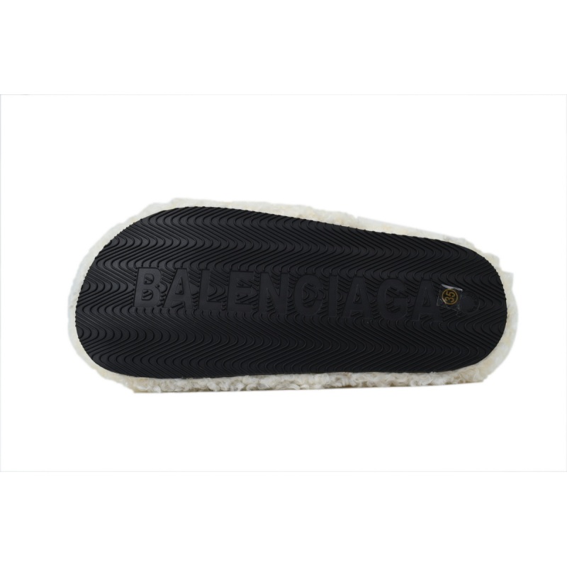 EM Sneakers Balenciaga Furry Slide White