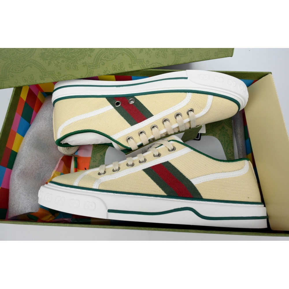 EM Sneakers Gucci Tennis 1977 Butter Cotton