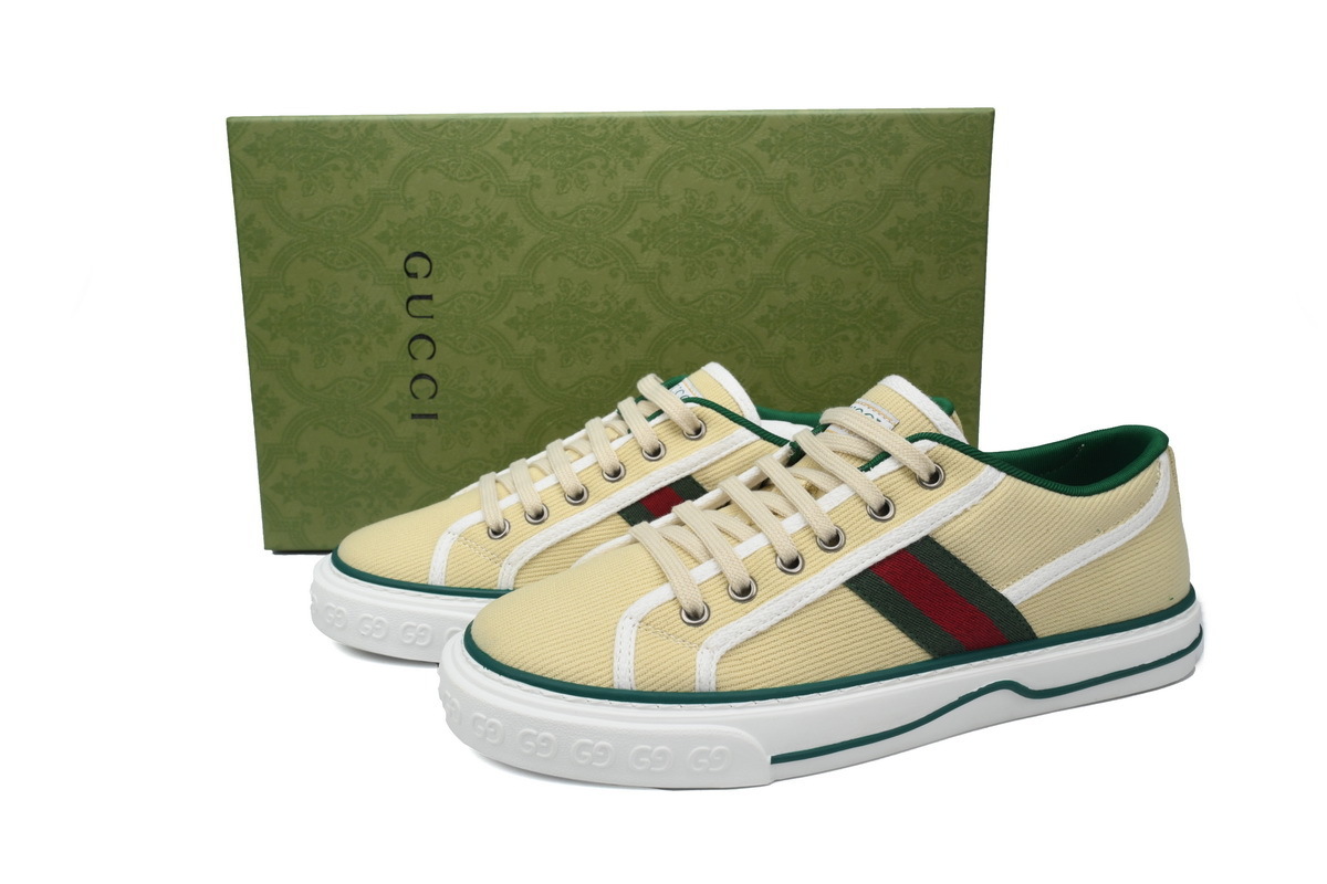 EM Sneakers Gucci Tennis 1977 Butter Cotton