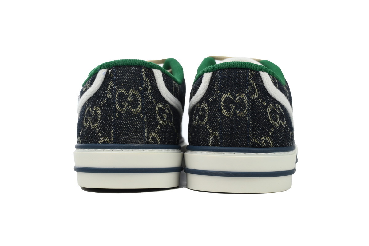 EM Sneakers Gucci Tennis 1977 Denim GG Print