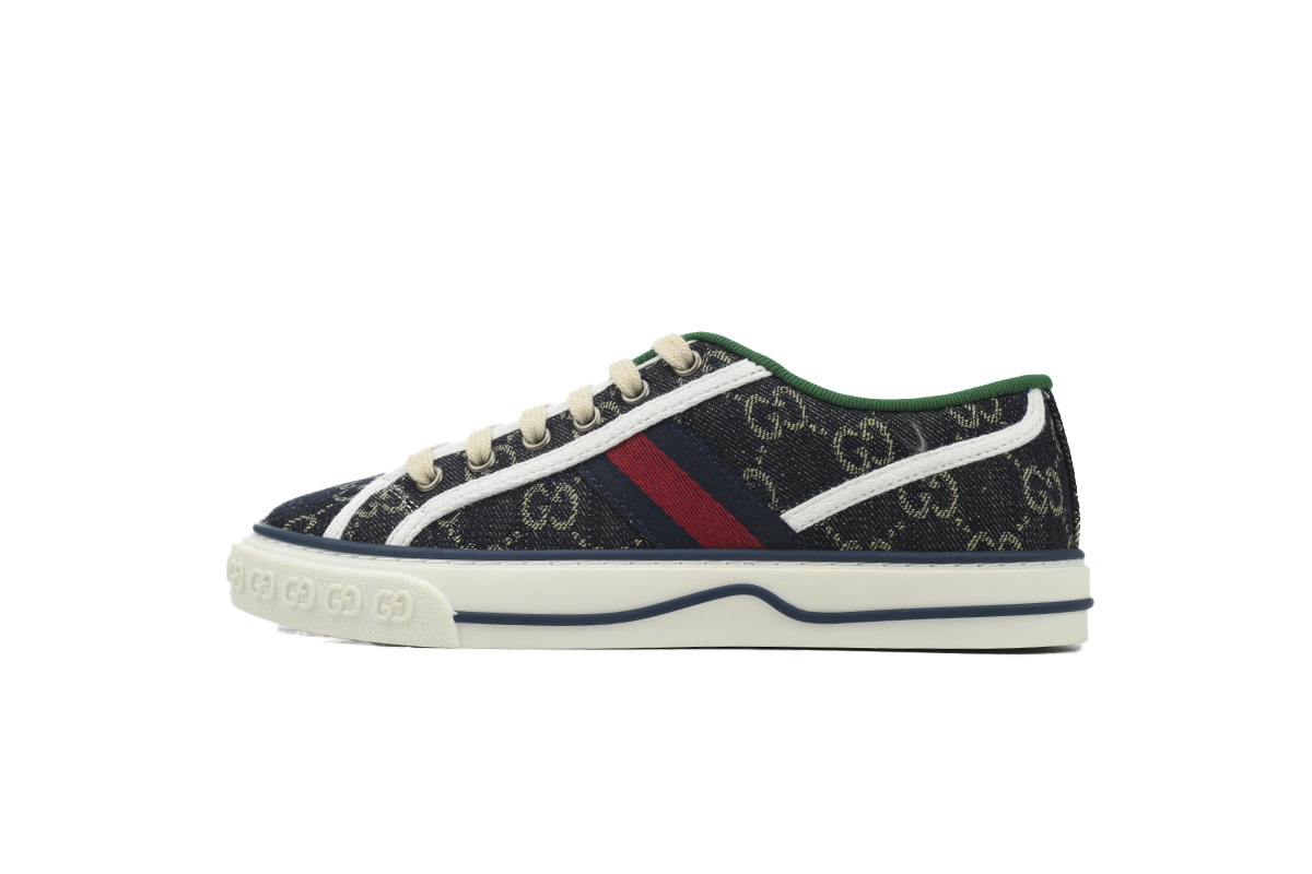 EM Sneakers Gucci Tennis 1977 Denim GG Print
