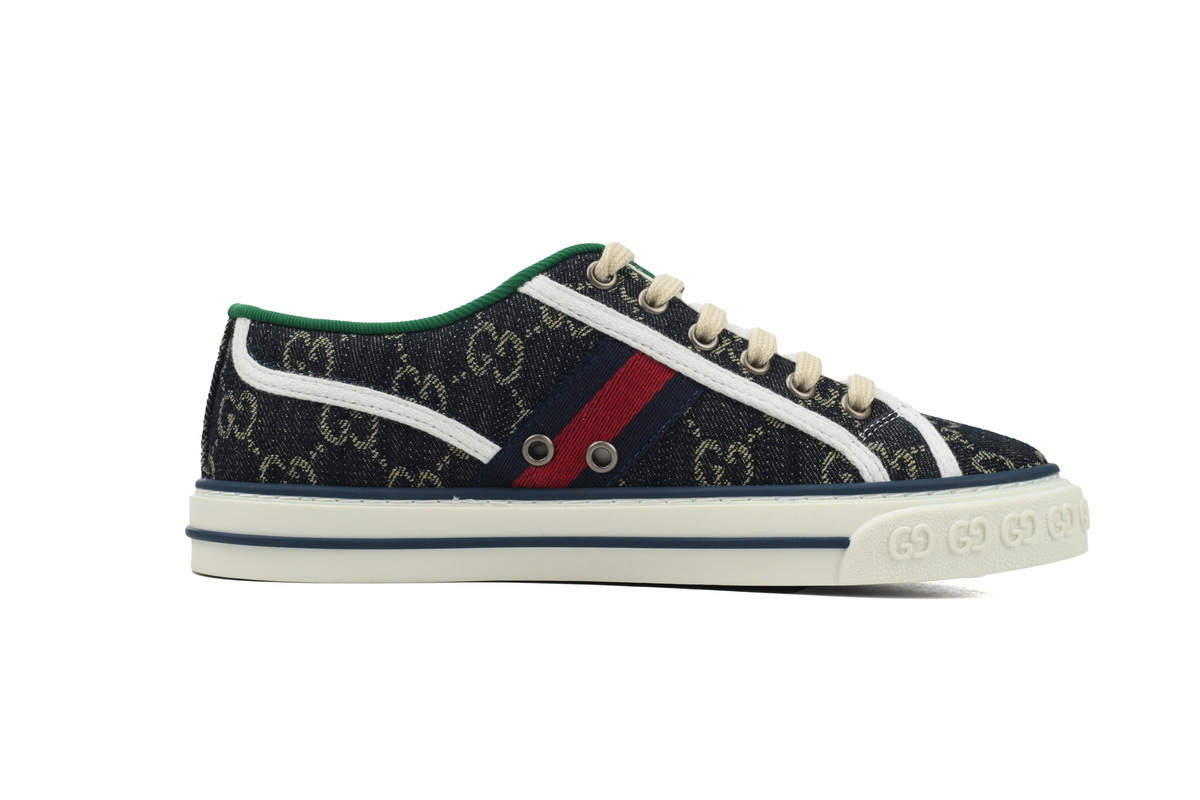 EM Sneakers Gucci Tennis 1977 Denim GG Print